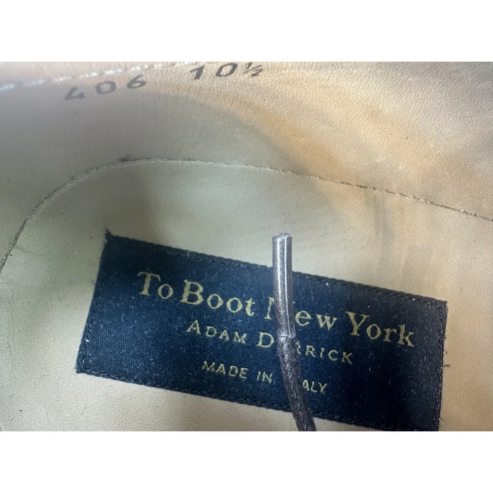 To Boot New York Men's Brandon II Leather Brown Cap Toe Oxford Shoes Size 10.5